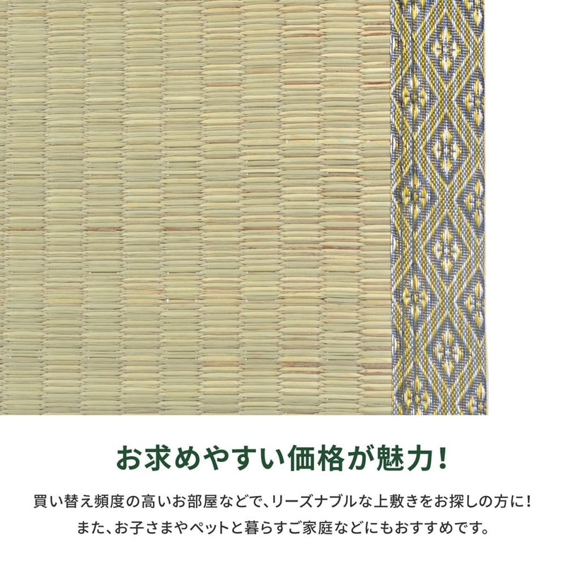 い草カーペット 柳川（やながわ） 江戸間10畳 メーカー直送 ▼返品・キャンセル不可【他商品との同時購入不可】