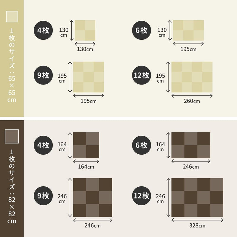 水拭きできる い草風置き畳 綾模様 グリーン 同色6枚組  メーカー直送 ▼返品・キャンセル不可【他商品との同時購入不可】