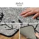 先染めふっくらラグ ベニワレン 200x240cm グレー 【直送品】 返品・キャンセル・他商品と同時購入は不可