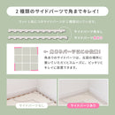 レトロデザインのジョイントマット キュロス 9枚入  グレー  メーカー直送▼返品・キャンセル不可【他商品との同時購入不可】