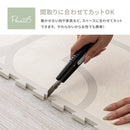 レトロデザインのジョイントマット キュロス 9枚入  グレー  メーカー直送▼返品・キャンセル不可【他商品との同時購入不可】