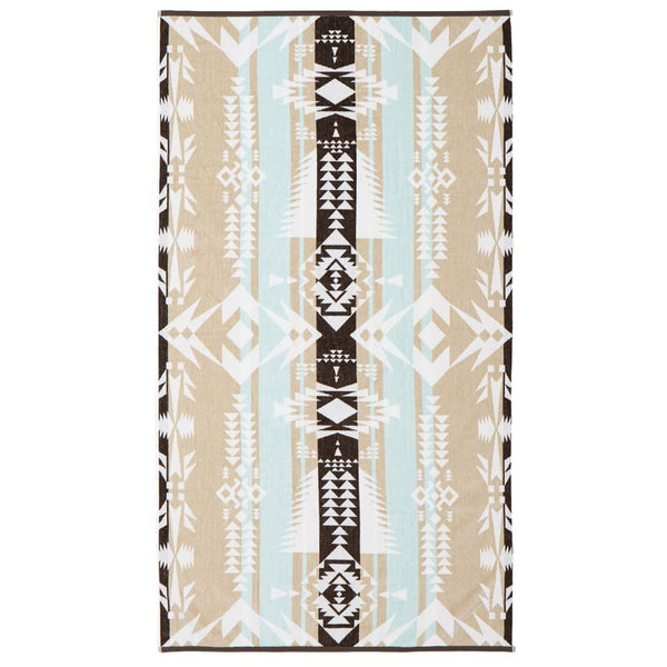 綿100％のタオルブランケット ネイティブ柄 ラファ メーカー直送 ▼返品・キャンセル不可【他商品との同時購入不可】