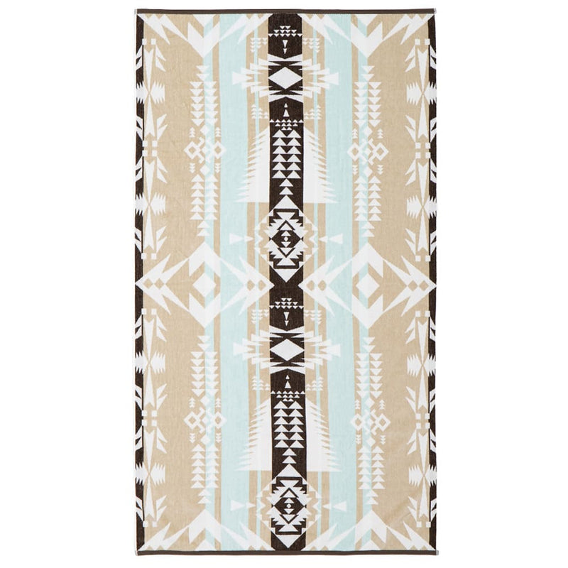 綿100％のタオルブランケット ネイティブ柄 ラファ メーカー直送 ▼返品・キャンセル不可【他商品との同時購入不可】