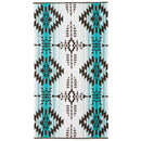 綿100％のタオルブランケット ネイティブ柄 フェル  メーカー直送 ▼返品・キャンセル不可【他商品との同時購入不可】