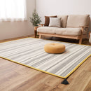 洗えるインド綿ラグ すべり止め付き ブラック 185×240  メーカー直送 ▼返品・キャンセル不可【他商品との同時購入不可】