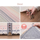 洗えるインド綿ラグ ハシーナ すべり止め付き 130×185  メーカー直送 ▼返品・キャンセル不可【他商品との同時購入不可】