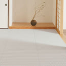 洗えるい草風カーペット パスラッシュ 江戸間10畳 グレー メーカー直送 ▼返品・キャンセル不可【他商品との同時購入不可】