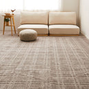 抗菌・防臭加工の平織カーペット シオン 本間4.5畳 グレー メーカー直送 ▼返品・キャンセル不可【他商品との同時購入不可】