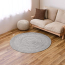 綿100％の編み込みラグ ブレイド BK/WH 140R  メーカー直送 ▼返品・キャンセル不可【他商品との同時購入不可】