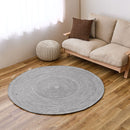 綿100％の編み込みラグ ブレイド BK/WH 160R  メーカー直送 ▼返品・キャンセル不可【他商品との同時購入不可】