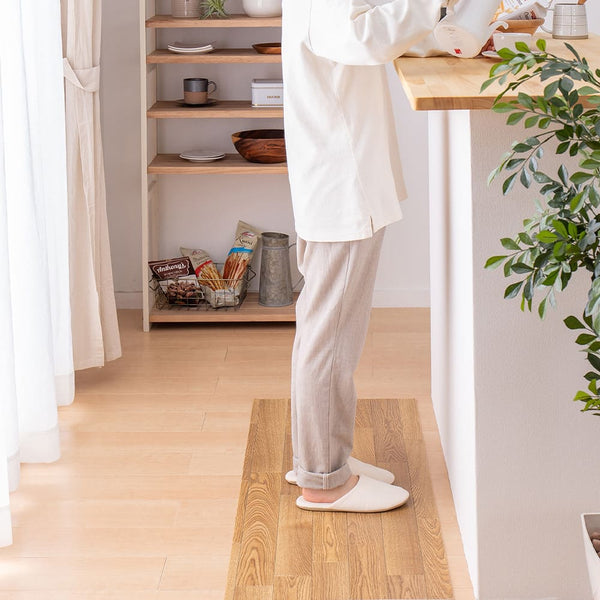 水拭きできるクッションフロア ナチュラル 45×270 メーカー直送 ▼返品・キャンセル不可【他商品との同時購入不可】