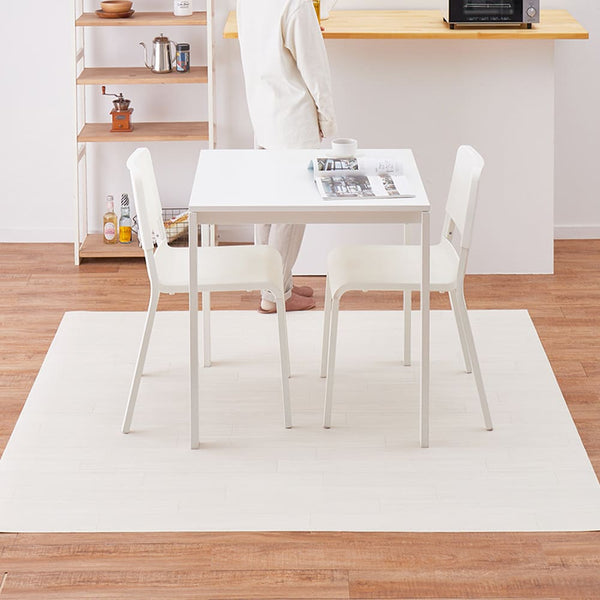 水拭きできるクッションフロア クリーム 182×220 メーカー直送 ▼返品・キャンセル不可【他商品との同時購入不可】