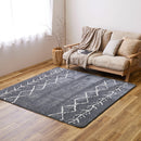 先染めふっくらラグ ベニワレン 200x240cm ダークグレー メーカー直送 ▼返品・キャンセル不可【他商品との同時購入不可】