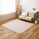 洗えるスウェットキルトラグ ココン  ピンク130×190  メーカー直送▼返品・キャンセル不可【他商品との同時購入不可】