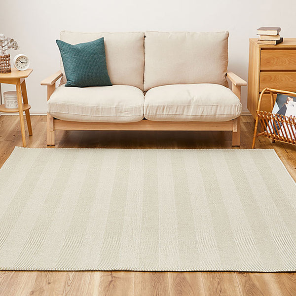 洗えるヘリンボンラグ ボーナ  グリーン130×190  メーカー直送▼返品・キャンセル不可【他商品との同時購入不可】