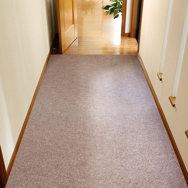 廊下カーペット ロングマット ピタロ ベージュ 90×400 メーカー直送 ▼返品・キャンセル不可【他商品との同時購入不可】
