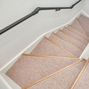 階段マット 踊り場付き 17枚入り  ピタロ ベージュ メーカー直送 ▼返品・キャンセル不可【他商品との同時購入不可】