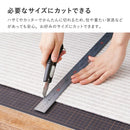 廊下カーペット ロングマット  ピタロ ブラウン 90×800 メーカー直送 ▼返品・キャンセル不可【他商品との同時購入不可】