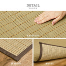 国産い草カーペット 清涼 江戸間4.5畳 ブルー メーカー直送 ▼返品・キャンセル不可【他商品との同時購入不可】