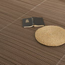 洗えるい草風カーペット ライアン 団地間4.5畳 ブラウン  メーカー直送 ▼返品・キャンセル不可【他商品との同時購入不可】