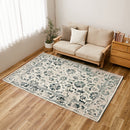 エジプト製 オリエンタル柄ウィルトンラグ カマル  アイボリー  メーカー直送▼返品・キャンセル不可【他商品との同時購入不可】