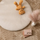 綿100％イブルマルチマット デコール  ベージュ100R  メーカー直送▼返品・キャンセル不可【他商品との同時購入不可】