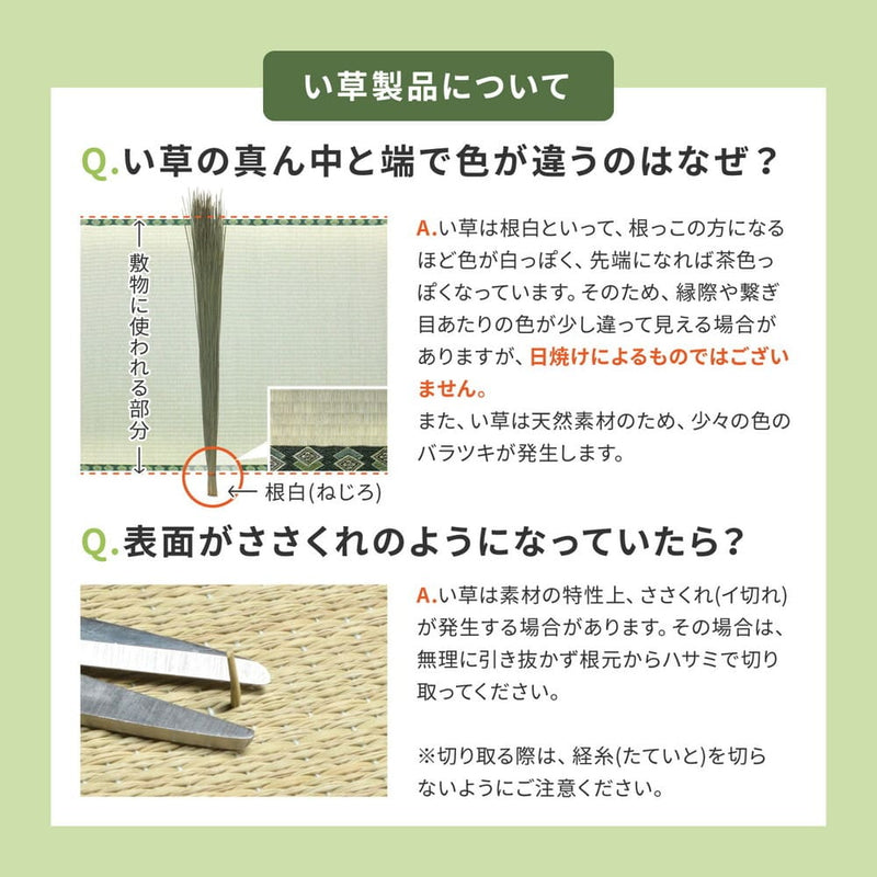 新素材で丈夫 ハイブリッド置き畳 綾瀬 ライトグリーン 12枚組 メーカー直送 ▼返品・キャンセル不可【他商品との同時購入不可】