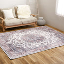 アンティーク絨毯風プリントラグ カメオ ピンク 230×330 メーカー直送 ▼返品・キャンセル不可【他商品との同時購入不可】