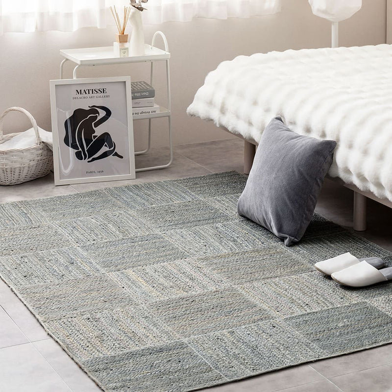ジュートラグ トロン グレー 120×180 メーカー直送 ▼返品・キャンセル不可【他商品との同時購入不可】
