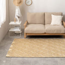 ジュートラグ モロッカン ベージュ／ホワイト 120×180 メーカー直送 ▼返品・キャンセル不可【他商品との同時購入不可】