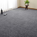 ペットにやさしい平織カーペット ラウム 255×255cm ブラック メーカー直送▼返品・キャンセル不可【他商品と同時購入不可】