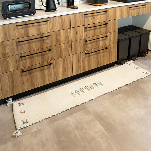 GABBEH D21 40X180 メーカー直送 ▼返品・キャンセル不可【他商品との同時購入不可】