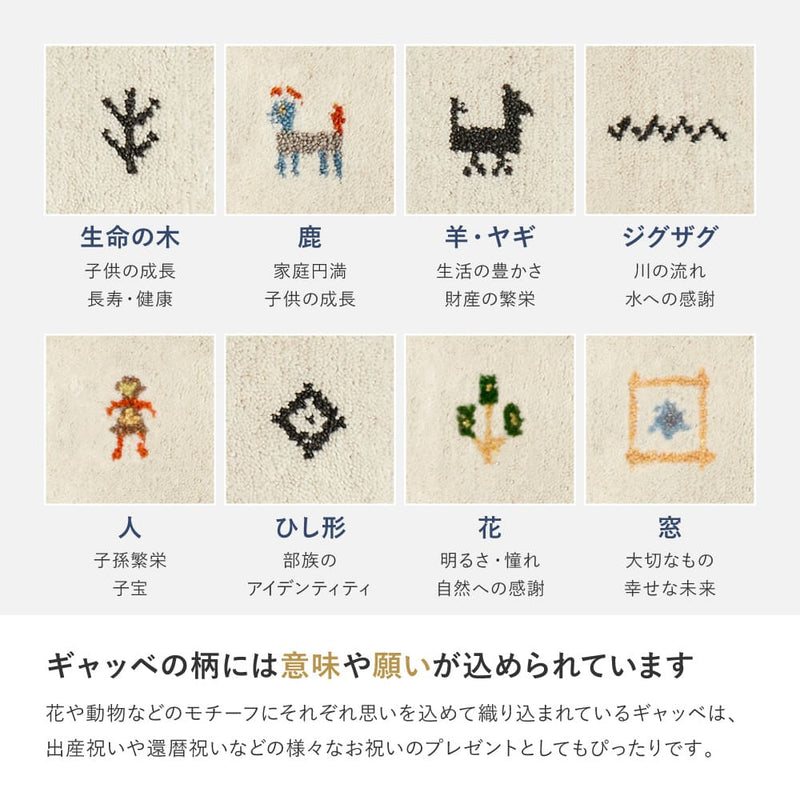 ギャッベ LORRI BUFF L19 200x250 メーカー直送 ▼返品・キャンセル不可【他商品との同時購入不可】