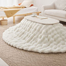 こたつ布団 ルナ 約210×170cm  アイボリー メーカー直送 ▼返品・キャンセル不可【他商品との同時購入不可】