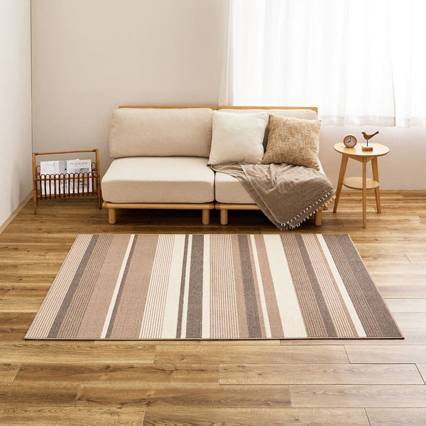 速乾ラグ フィン ブラウン 185×185cm メーカー直送 ▼返品・キャンセル不可【他商品との同時購入不可】