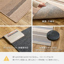 速乾ラグ フィン ブラウン 185×185cm メーカー直送 ▼返品・キャンセル不可【他商品との同時購入不可】