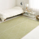 洗えるい草風カーペット モンド 江戸間3畳 グリーン メーカー直送 ▼返品・キャンセル不可【他商品との同時購入不可】