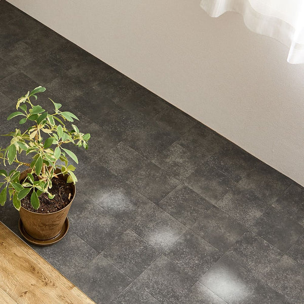 ペット対応 クッションフロア クレイブロック 90×200 メーカー直送 ▼返品・キャンセル不可【他商品との同時購入不可】