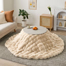 こたつ布団 ルナ 約190cm  ベージュ メーカー直送 ▼返品・キャンセル不可【他商品との同時購入不可】