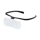 メガネルーペII HF-60E 2.0倍 ブラック 074017 【直送品】 返品・キャンセル・他商品と同時購入は不可