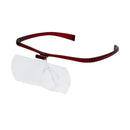 メガネルーペII HF-60DEF レンズ3枚組 ワイン 【直送品】 返品・キャンセル・他商品と同時購入は不可