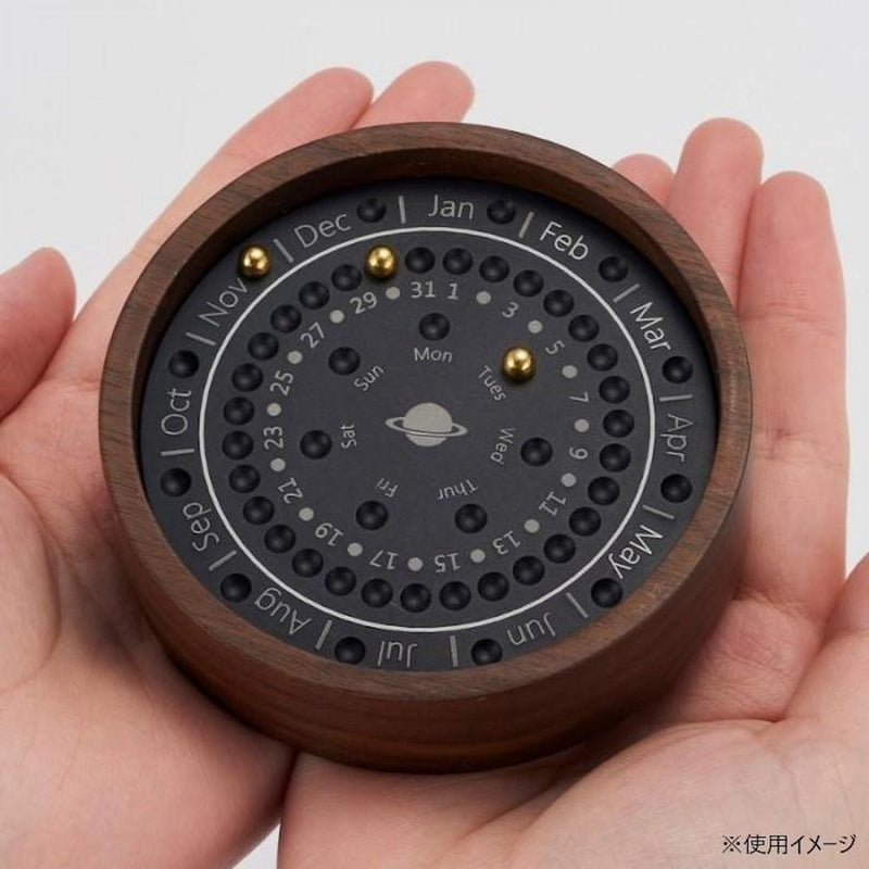 万年カレンダー ウォールナット 869-100 メーカー直送 ▼返品キャンセル不可【他商品との同時購入不可】