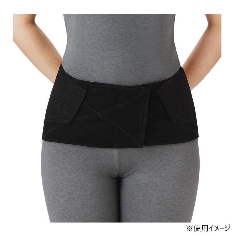腰部ベルト ランバックスリム ブラック LL 033975 メーカー直送 ▼返品・キャンセル不可【他商品との同時購入不可】