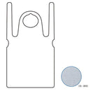 ビニールエプロン 袖なし M 透明  076383 メーカー直送 ▼返品・キャンセル不可【他商品との同時購入不可】