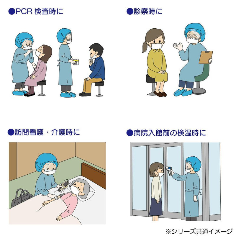 感染防護基本セット 077461 メーカー直送 ▼返品・キャンセル不可【他商品との同時購入不可】