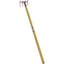 031035 金象 木柄ポテトホーク 4本爪 メーカー直送 ▼返品・キャンセル不可【他商品との同時購入不可】