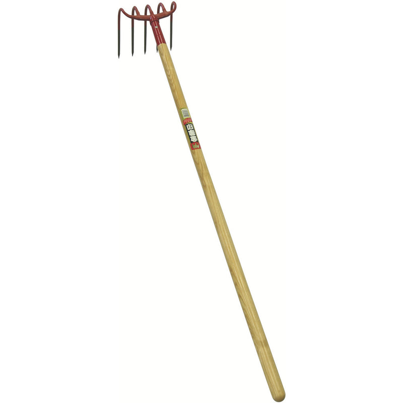 031042 金象 木柄ポテトホーク 5本爪 メーカー直送 ▼返品・キャンセル不可【他商品との同時購入不可】