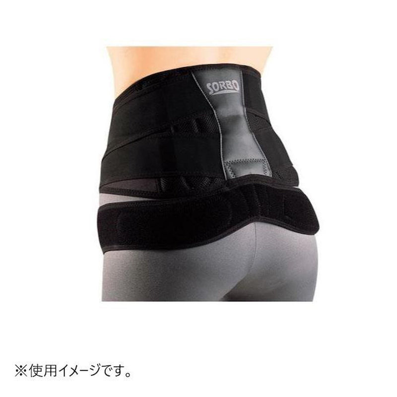 ソルボDo 中殿筋+腰ガード ブラック 63035・L メーカー直送 ▼返品・キャンセル不可【他商品との同時購入不可】