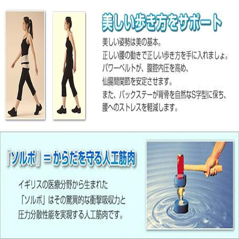 ソルボ 中殿筋＋腰ガード メッシュ薄型 S メーカー直送 ▼返品・キャンセル不可【他商品との同時購入不可】