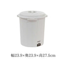 不動技研 ルームペール丸17L グレー